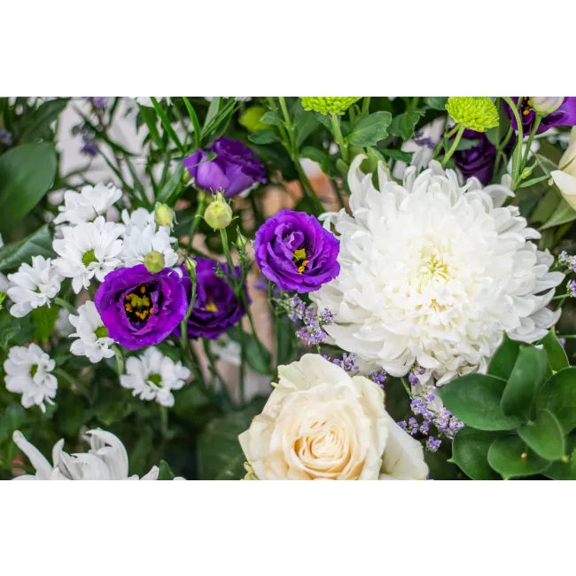 Smuteční květinový koš